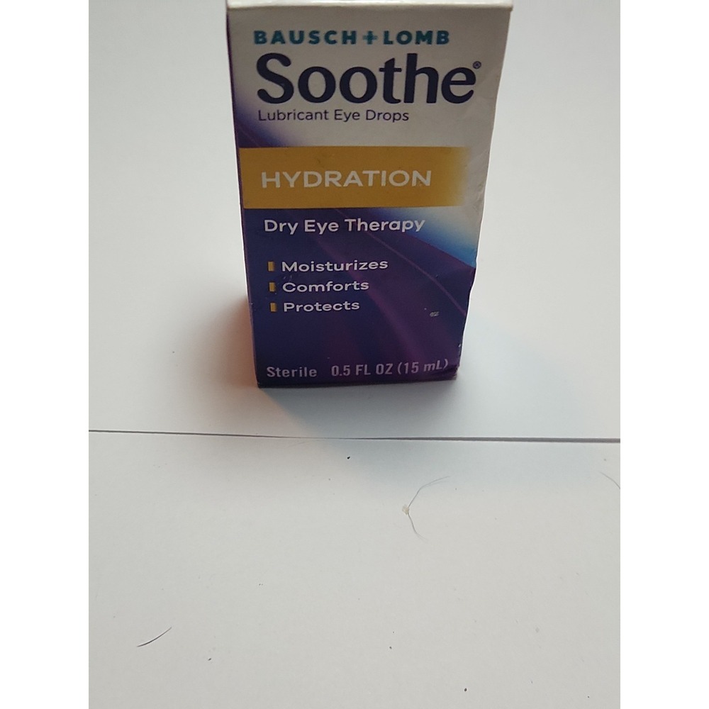Bausch + Lomb Soothe Hydration Lubricant Eye Drops, 15 ml